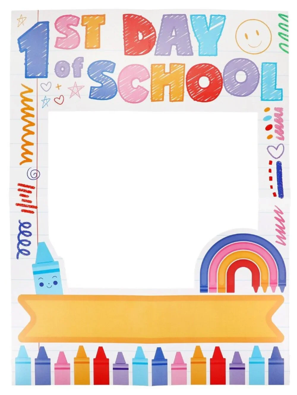 NWT 1st Day of School Student Paper Frame